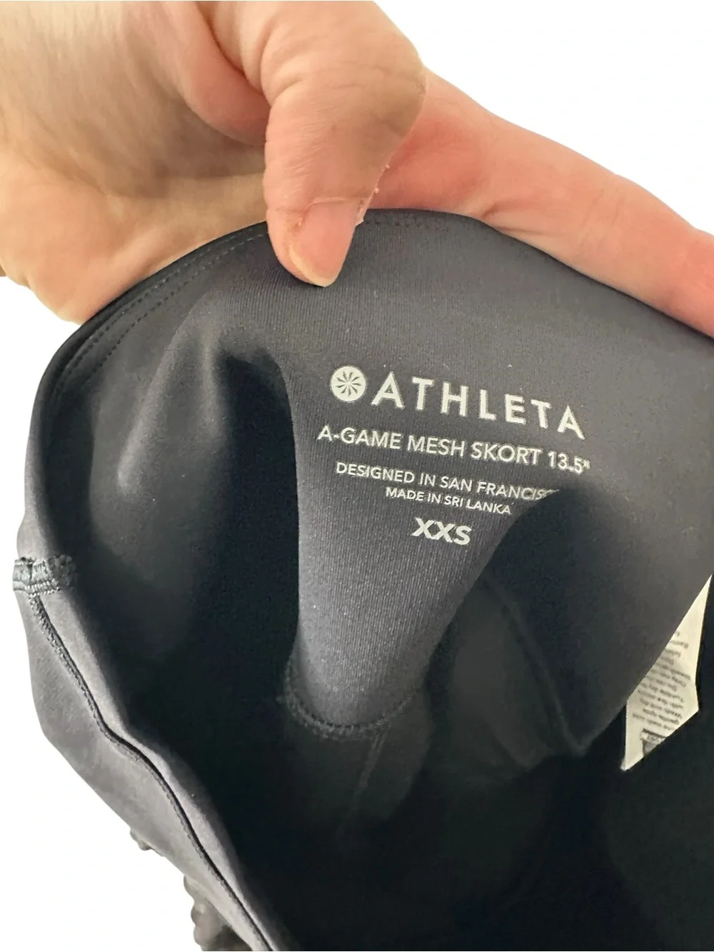 Athleta A Game Black Pleated Women's Skirt - Classic High-Waist Style XXS